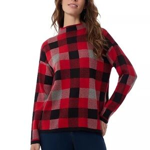 Jones New York
Women's Jacquard Mock-Neck Sweater